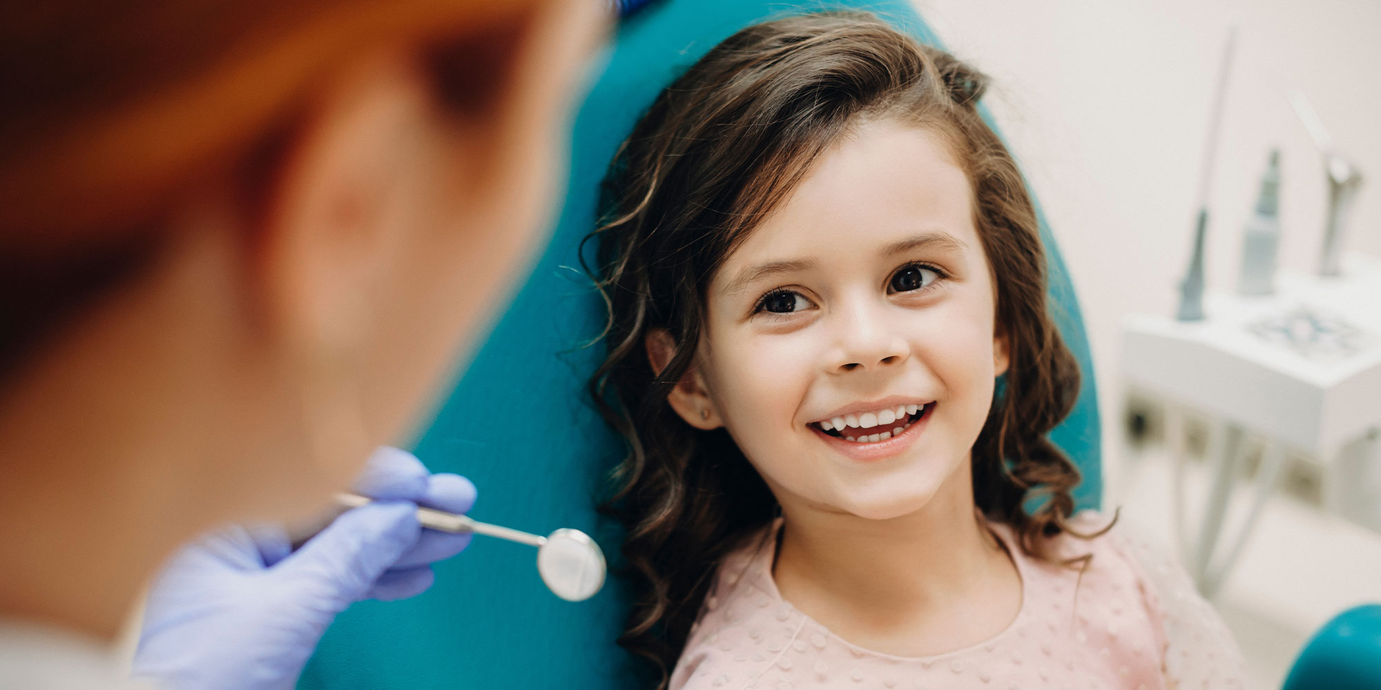 young child patient prep and ready for dental treatment